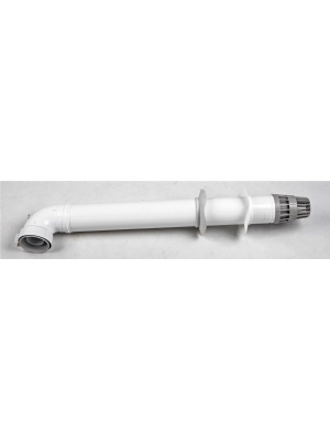 Abgasauslass / Frischluftversorgung 60/100 mm geeignet fr die TTulpe C-Meister 11 und 14 Gasdurchlauferhitzer