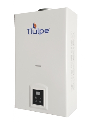 TTulpe Indoor B-10 Eco Propan-Durchlauferhitzer, 10 Liter pro Minute mit Digitalanzeige