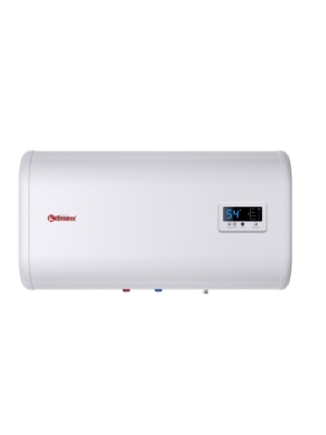 Horizontaler flacher 80-Liter-Warmwasserspeicher mit digitalem Betrieb