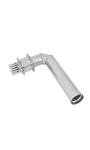 Edelstahl Abgasrohr/Schornsteinrohr Satz fr TTulpe Indoor B-14 (Wanddurchfhrung) 130 mm Anschlu THEFLU005 | KIIP.de