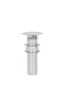 Edelstahl Abgasrohr/Schornsteinrohr Satz fr  TTulpe Indoor B-14  Durchlauferhitzer 130 mm. Anschlu (Dachdurchfhrung) THEFLU | KIIP.de